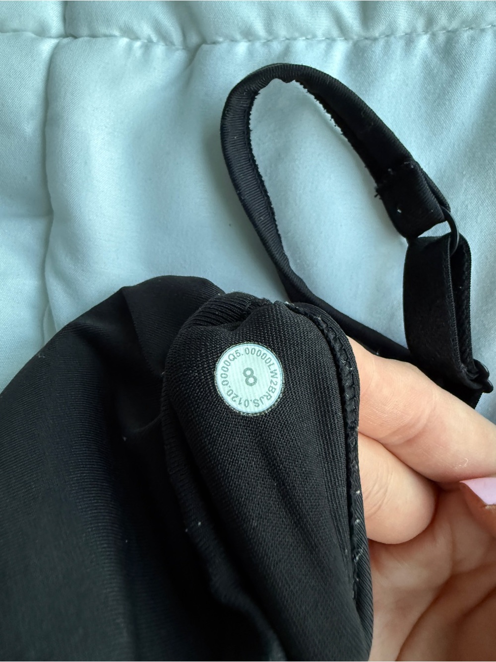 Lululemon Ebb to Street Bra C/D - black, size 8 - Picture 9 of 9